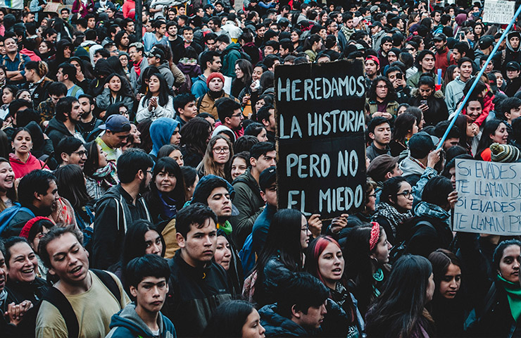 ラテンアメリカの選挙デモ
