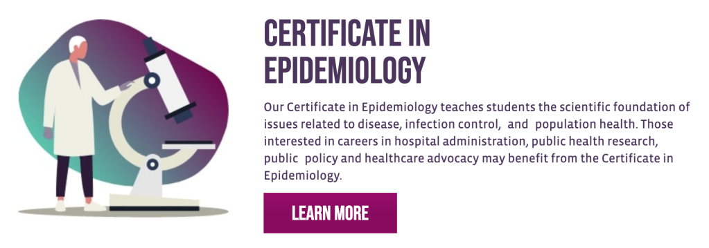Certificate in epidemiology