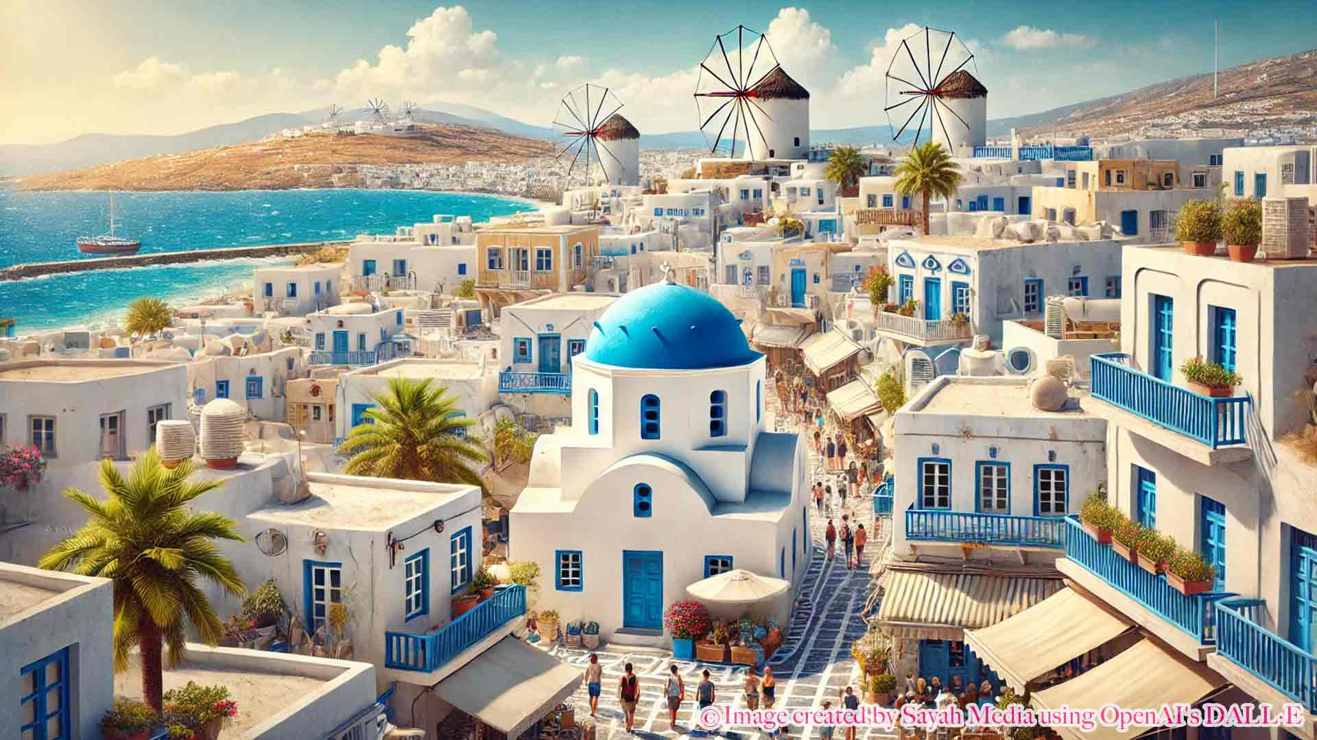 ギリシャのミコノス島