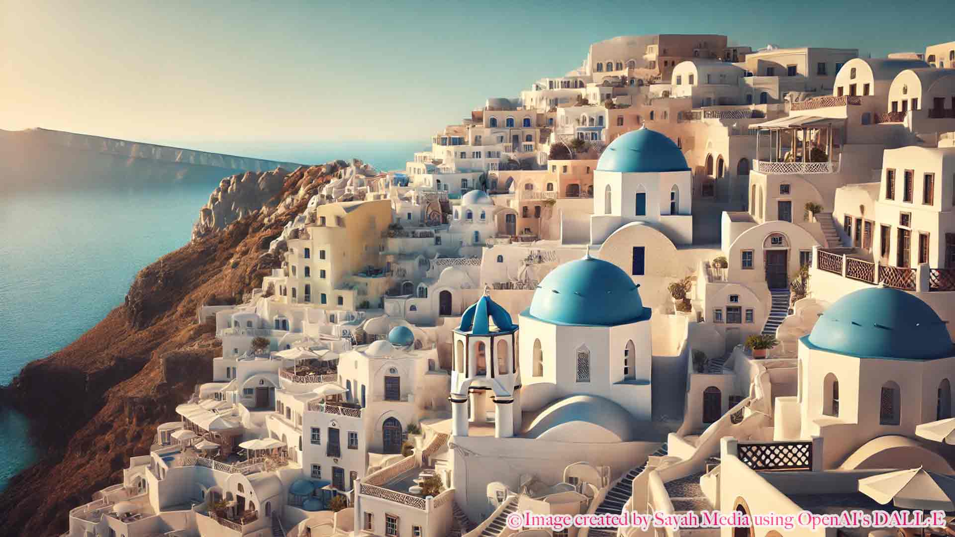ギリシャのサントリーニ島