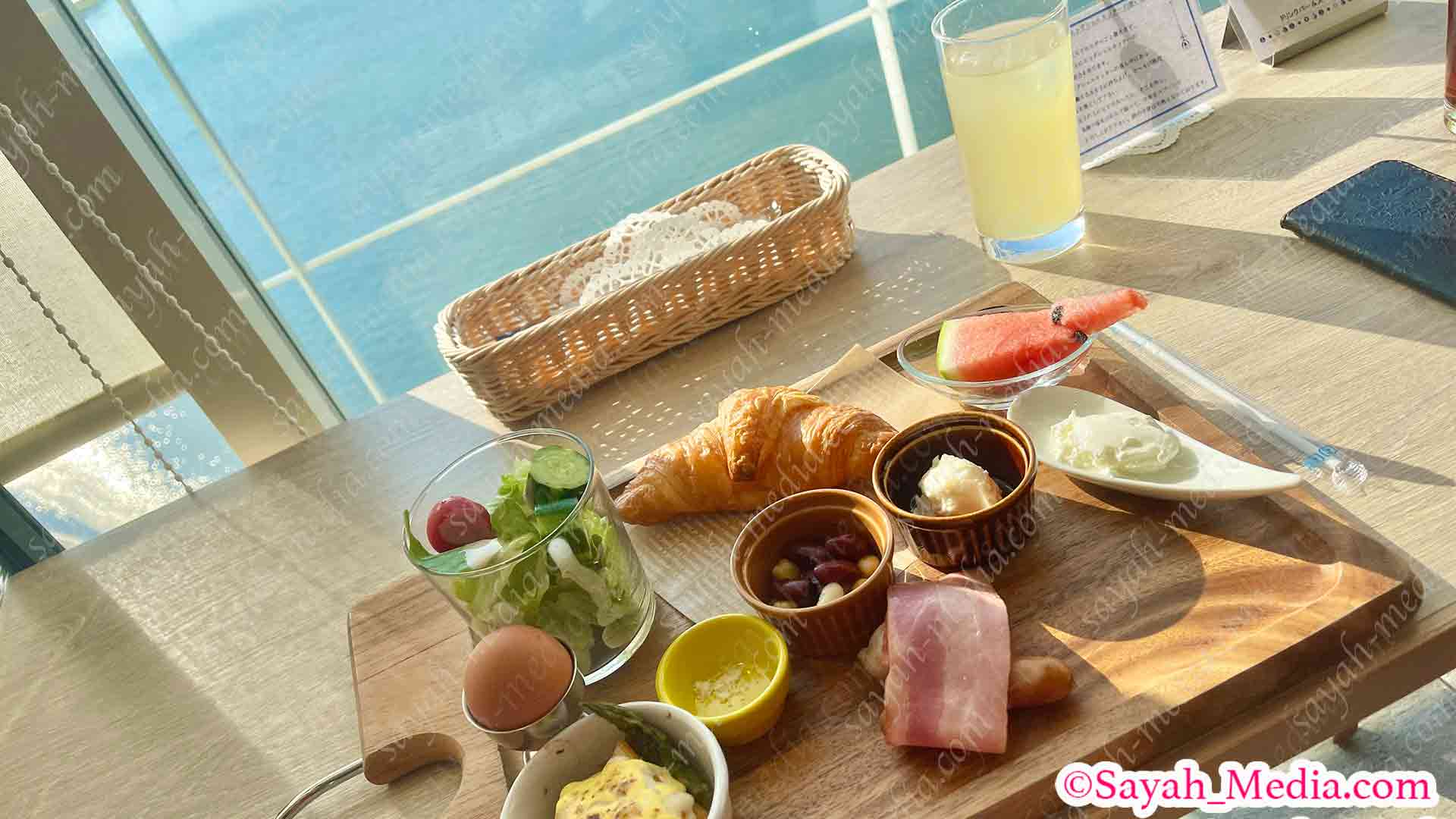 和歌山のギリシャ風リゾートホテル「エピカリス」の朝食
