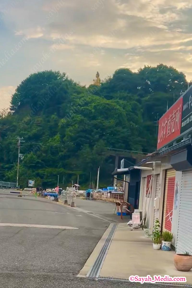 和歌山県和歌浦にある黄金の仏像