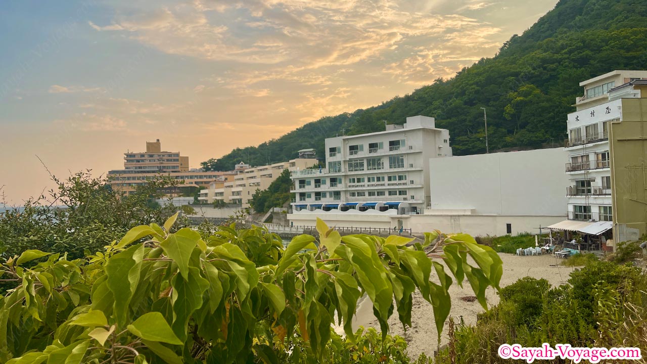 和歌山エピカリス周辺の和歌浦観光遊歩道
